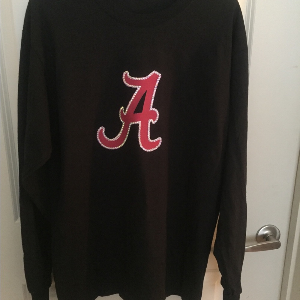 Custom Alabama rhinestone T-shirt